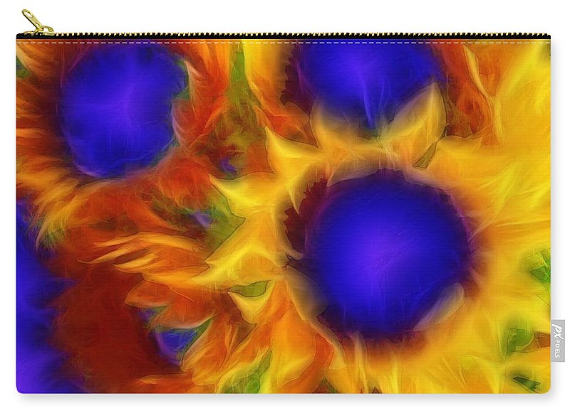 Neon Sunflowers - Carry-All Pouch