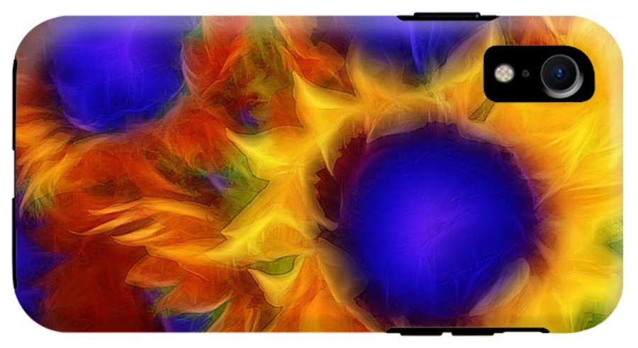 Neon Sunflowers - Phone Case