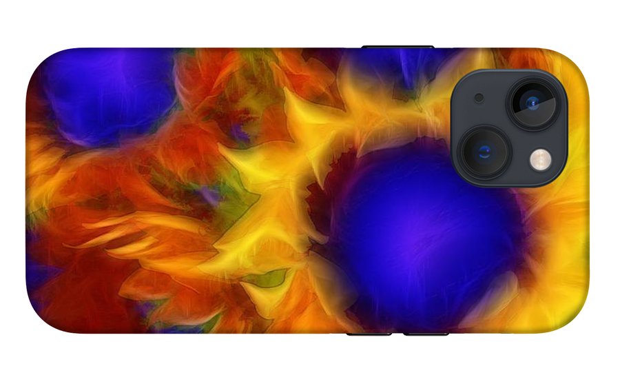 Neon Sunflowers - Phone Case