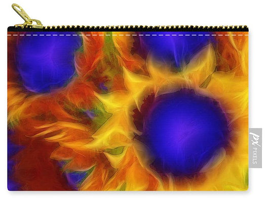 Neon Sunflowers - Carry-All Pouch