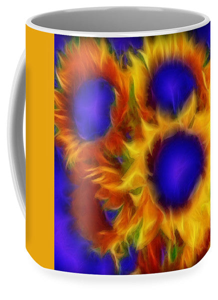 Neon Sunflowers - Mug