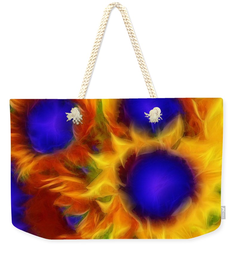 Neon Sunflowers - Weekender Tote Bag
