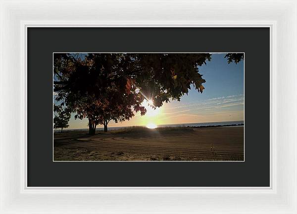 Nine O Clock Sunrise - Framed Print