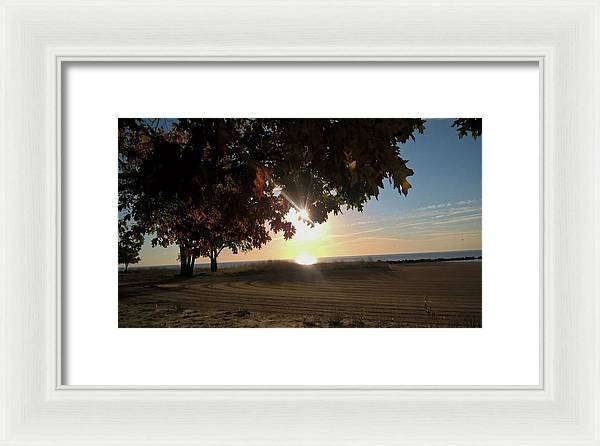 Nine O Clock Sunrise - Framed Print