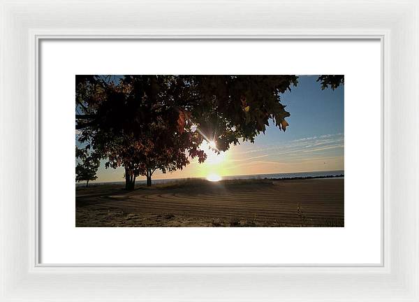 Nine O Clock Sunrise - Framed Print