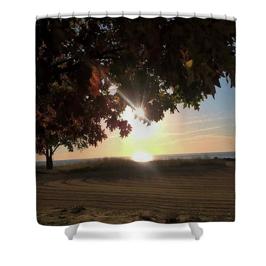 Nine O Clock Sunrise - Shower Curtain