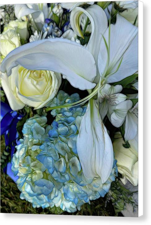 November Flowers 1 - Canvas Print