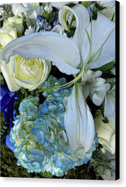 November Flowers 1 - Canvas Print