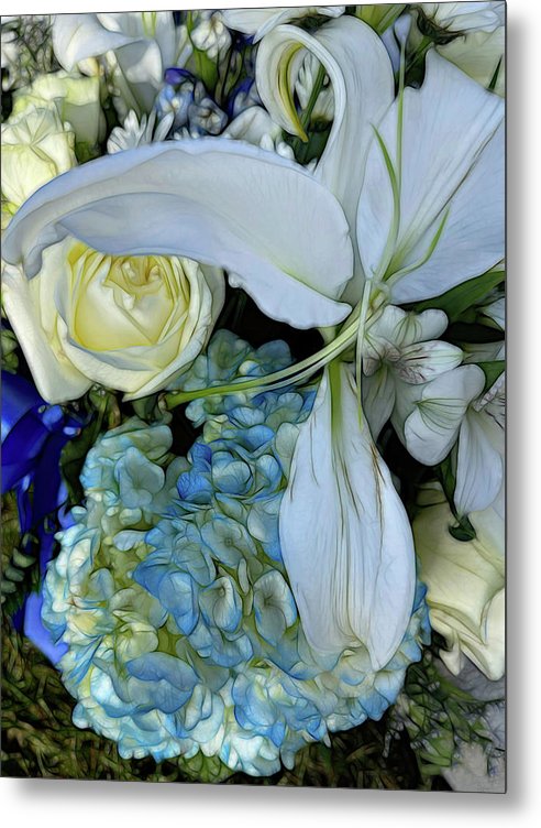 November Flowers 1 - Metal Print