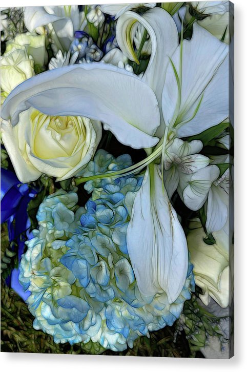 November Flowers 1 - Acrylic Print