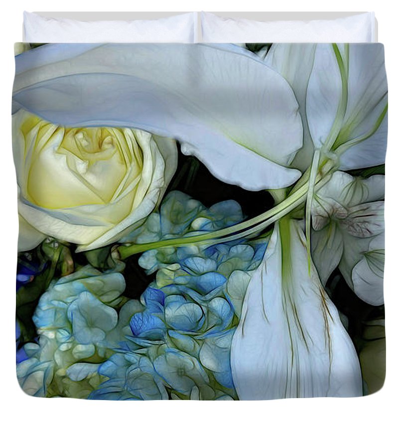 November Flowers 1 - Duvet Cover