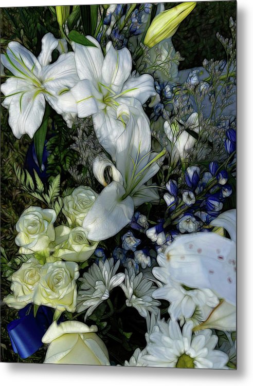 November Flowers 2 - Metal Print