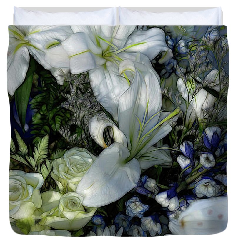 November Flowers 2 - Duvet Cover