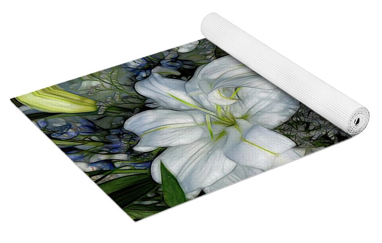 November Flowers 2 - Yoga Mat