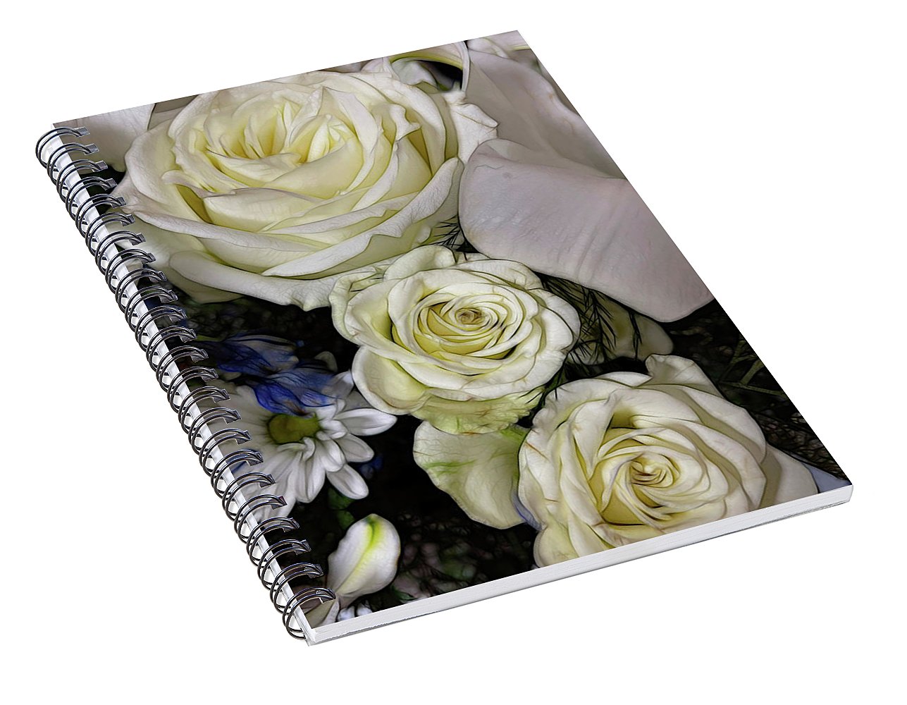 November Flowers 4 - Spiral Notebook