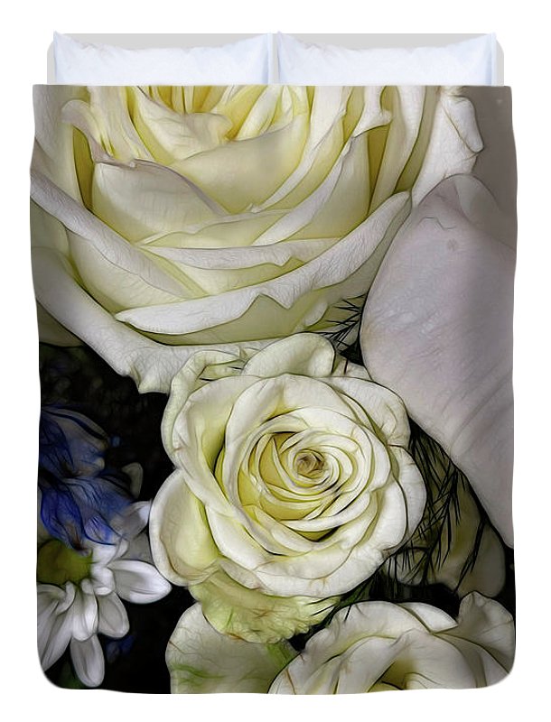 November Flowers 4 - Duvet Cover