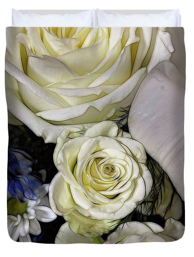 November Flowers 4 - Duvet Cover