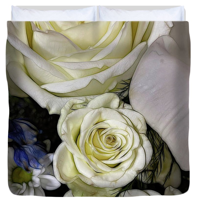 November Flowers 4 - Duvet Cover