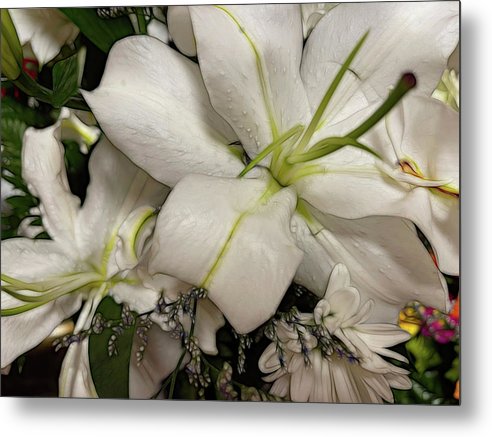 November Flowers 5 - Metal Print