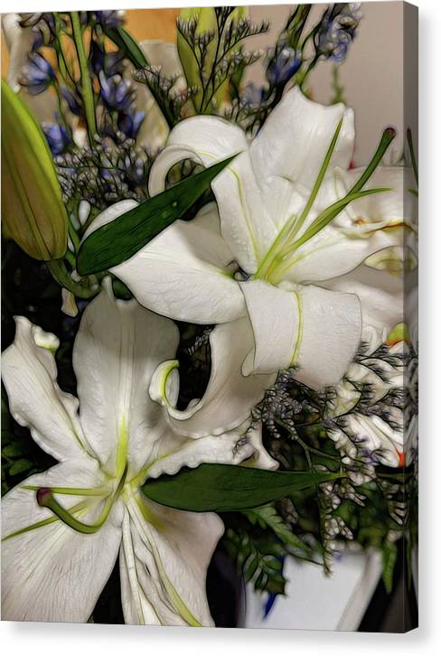 November Flowers 6 - Canvas Print