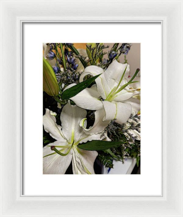 November Flowers 6 - Framed Print