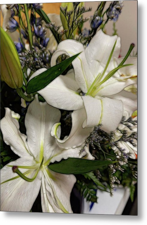 November Flowers 6 - Metal Print