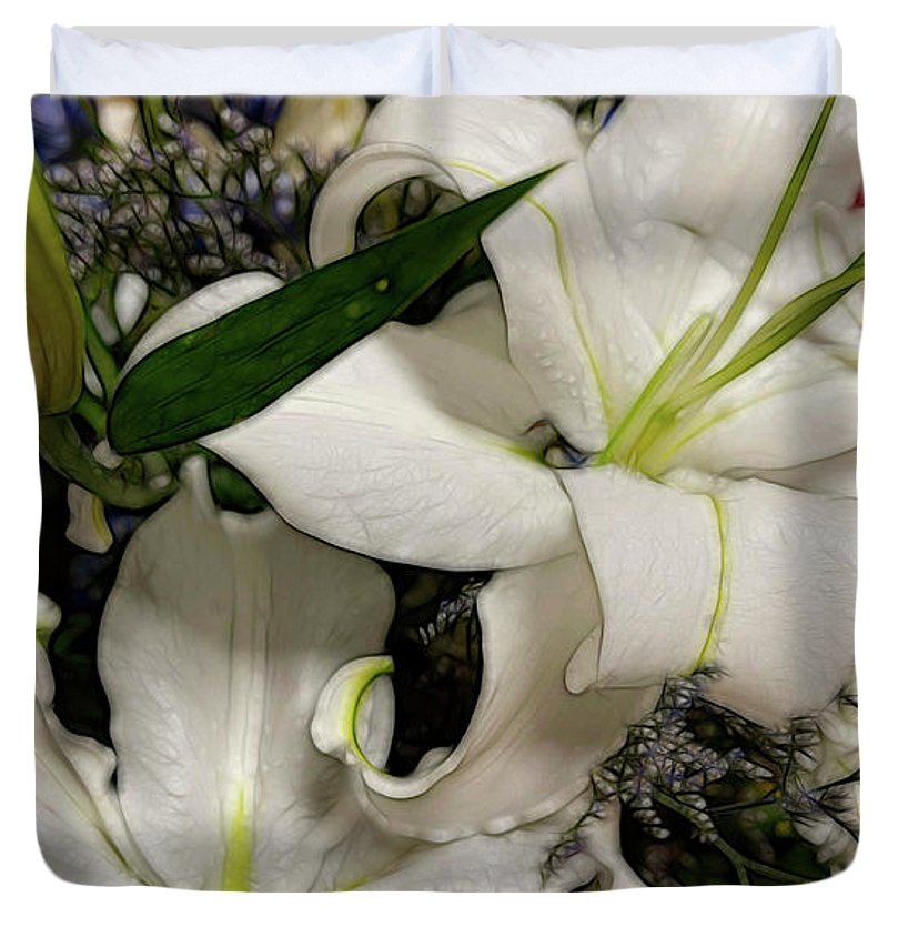 November Flowers 6 - Duvet Cover