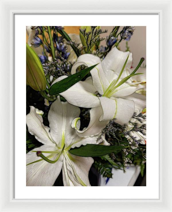 November Flowers 6 - Framed Print