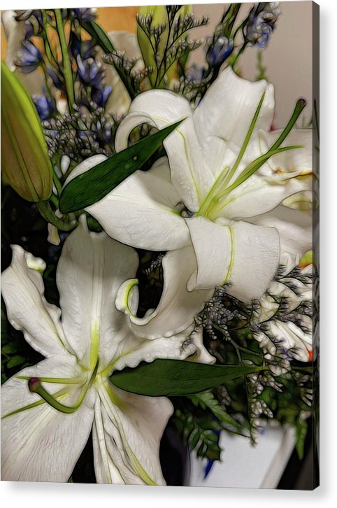 November Flowers 6 - Acrylic Print