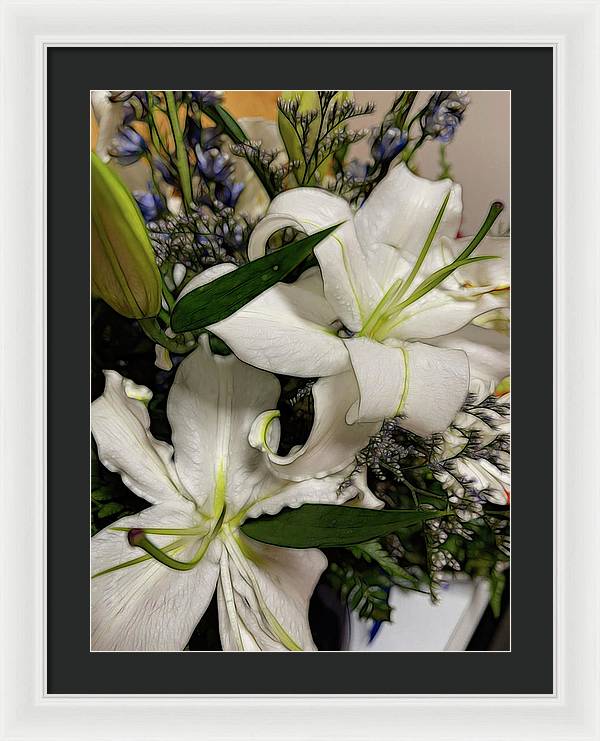 November Flowers 6 - Framed Print