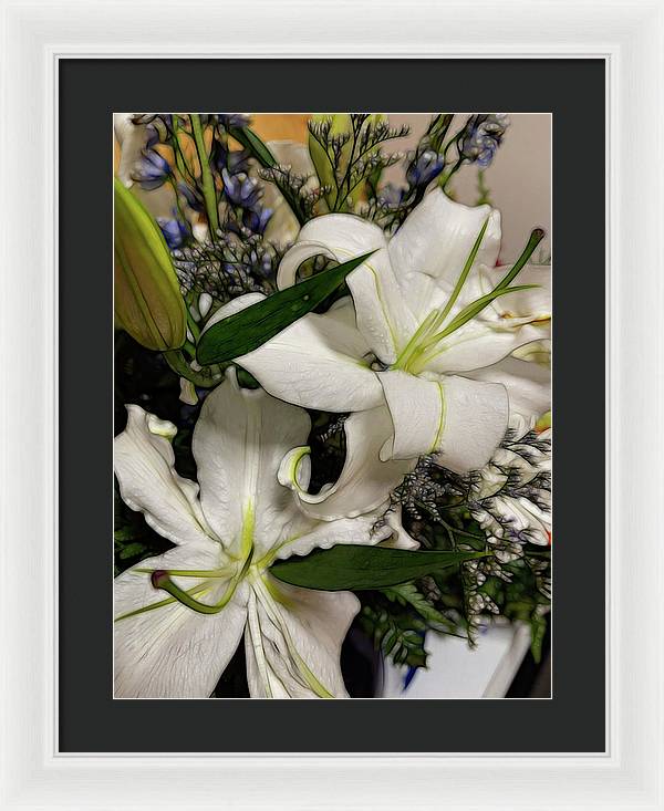 November Flowers 6 - Framed Print