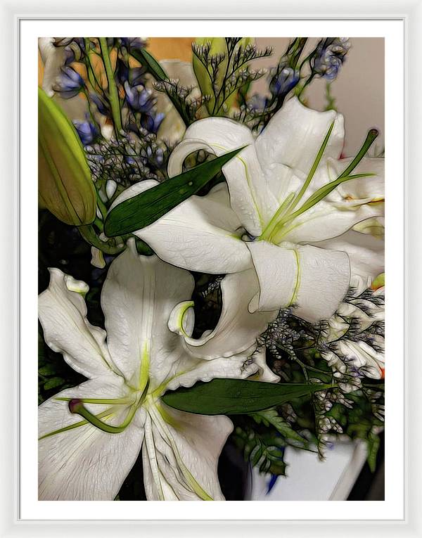 November Flowers 6 - Framed Print