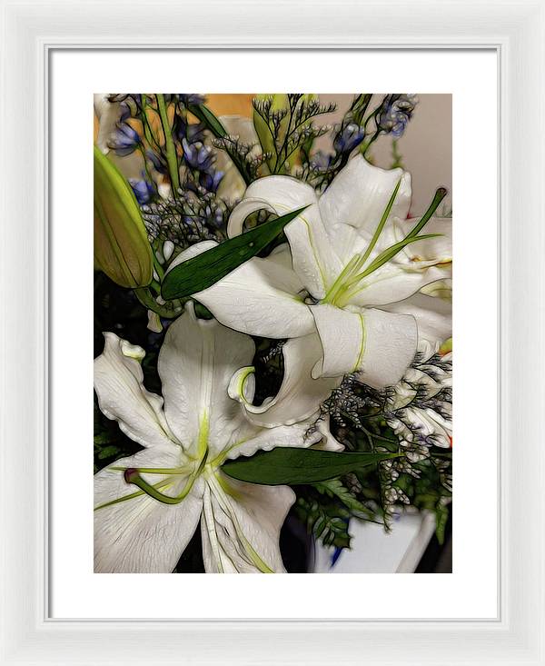 November Flowers 6 - Framed Print