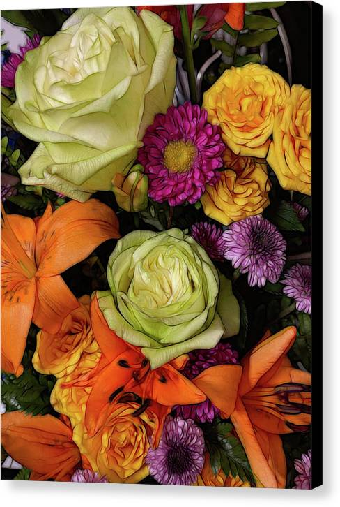 November Flowers 7 - Canvas Print