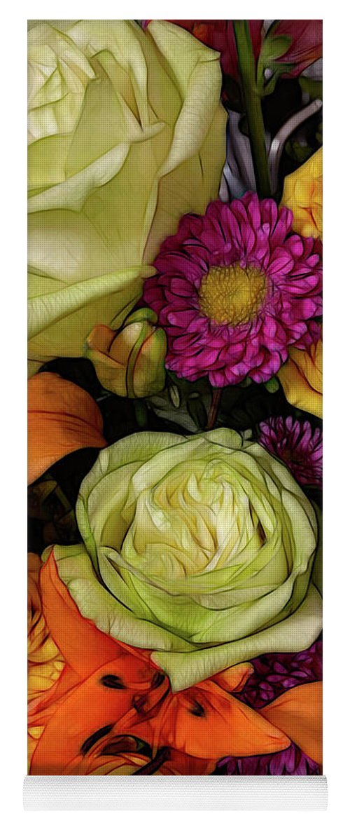 November Flowers 7 - Yoga Mat