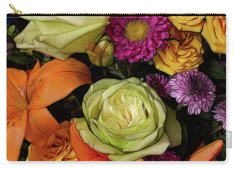 November Flowers 7 - Carry-All Pouch