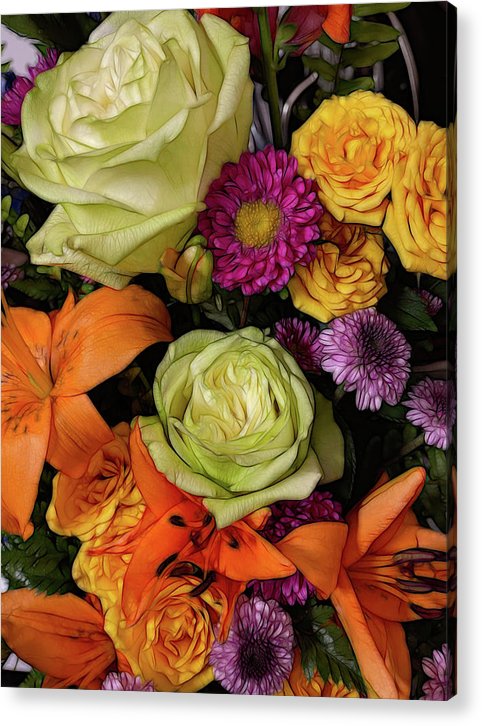 November Flowers 7 - Acrylic Print