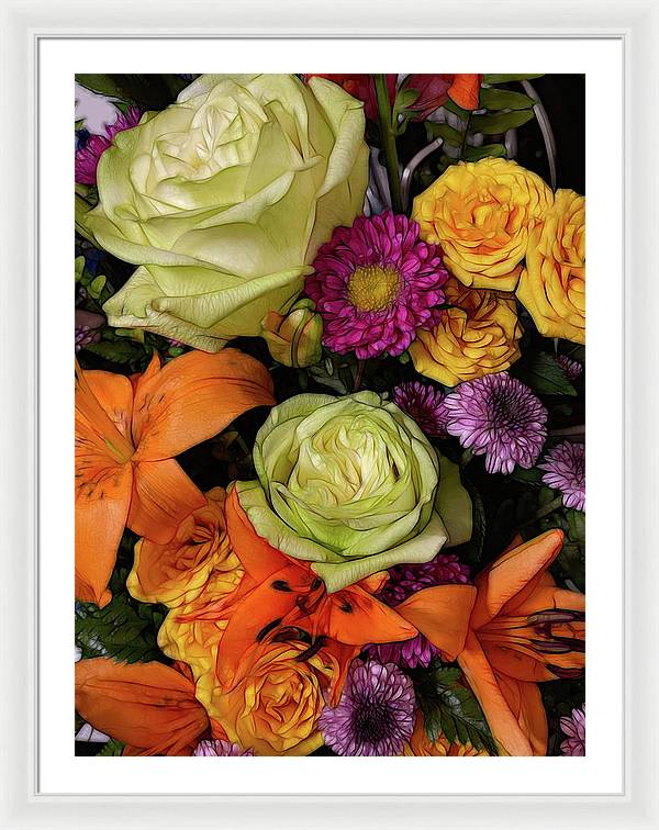 November Flowers 7 - Framed Print