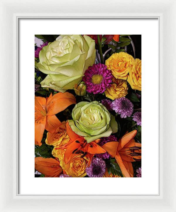 November Flowers 7 - Framed Print