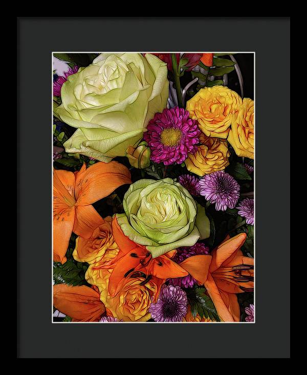 November Flowers 7 - Framed Print