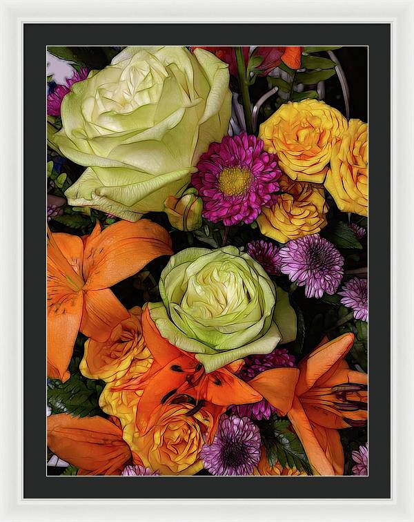 November Flowers 7 - Framed Print