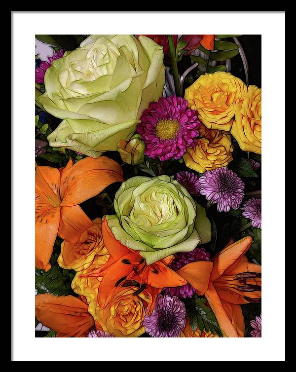 November Flowers 7 - Framed Print