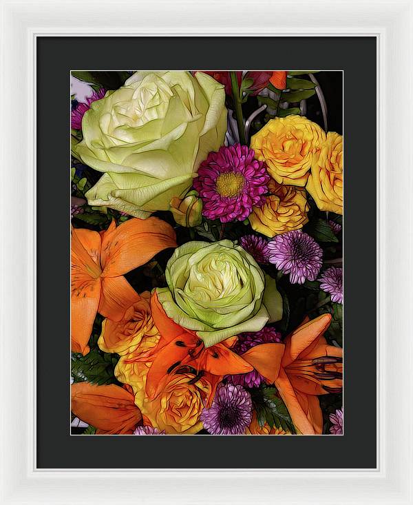 November Flowers 7 - Framed Print