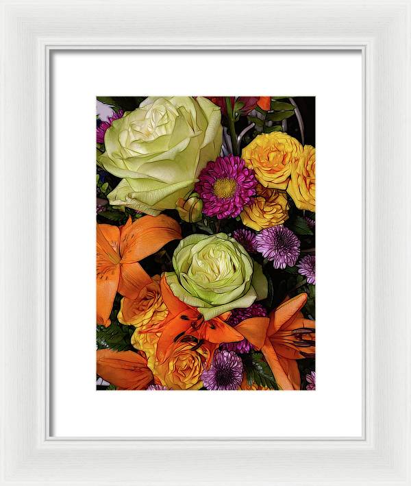 November Flowers 7 - Framed Print