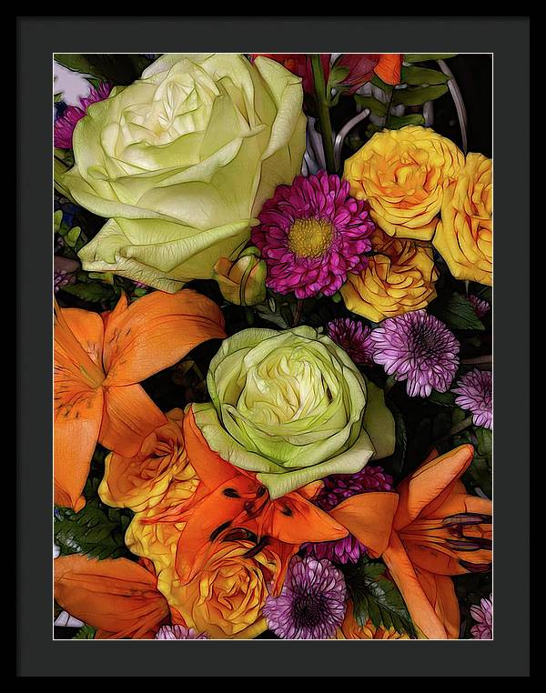 November Flowers 7 - Framed Print