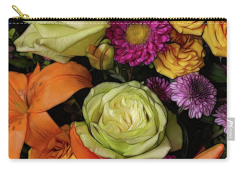 November Flowers 7 - Carry-All Pouch