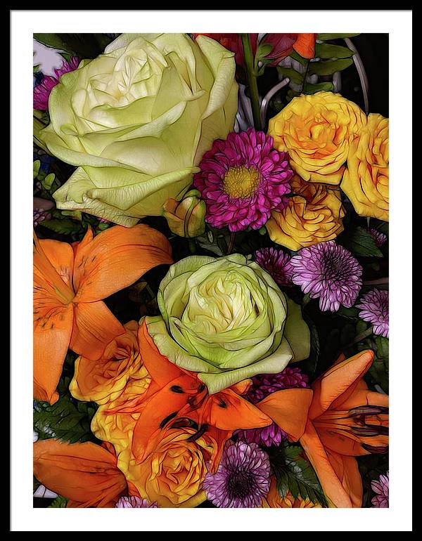 November Flowers 7 - Framed Print