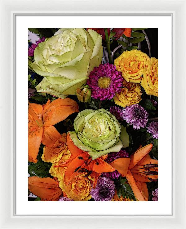 November Flowers 7 - Framed Print