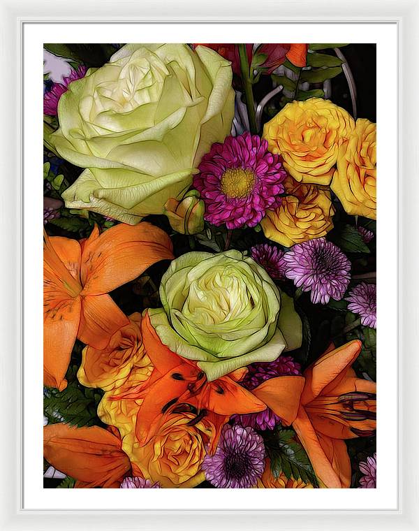 November Flowers 7 - Framed Print