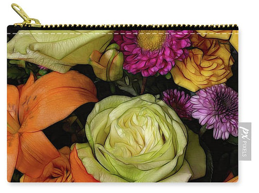 November Flowers 7 - Carry-All Pouch